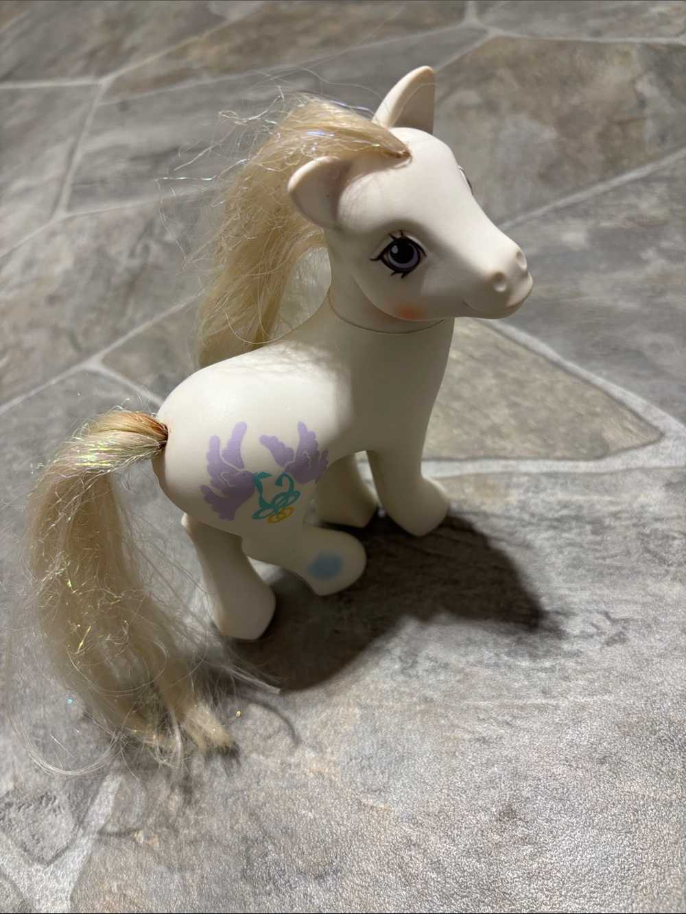 Vintage 1989 Generation 1 G1 My Little Pony White Bridal Pony Bride Figure